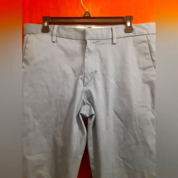 Banana Republic Men's Aiden Slim Fit Chini Pants Casual Blue 34/32 Four Povket - Picture 2 of 7
